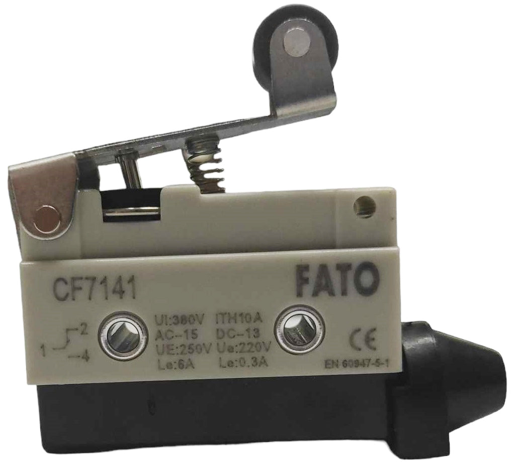 Interruttore di fine corsa orizzontale con leva a rullo 250V 10A CF7141 Fato