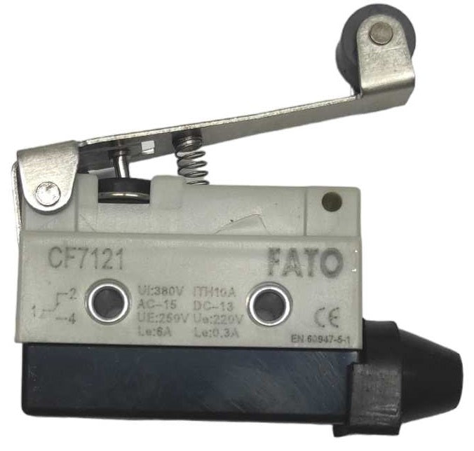 Interruttore di fine corsa orizzontale con leva a rullo 250V 10A CF7121 Fato