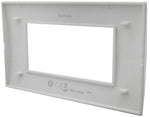 Placca 4 posti antracite Soft Touch compatibile Living International
