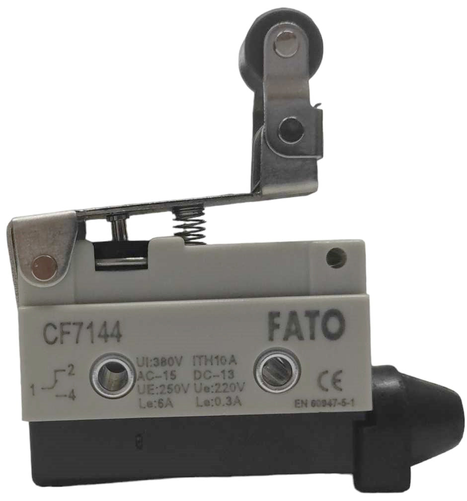 Interruttore di fine corsa orizzontale con leva a rullo 250V 10A CF7144 Fato