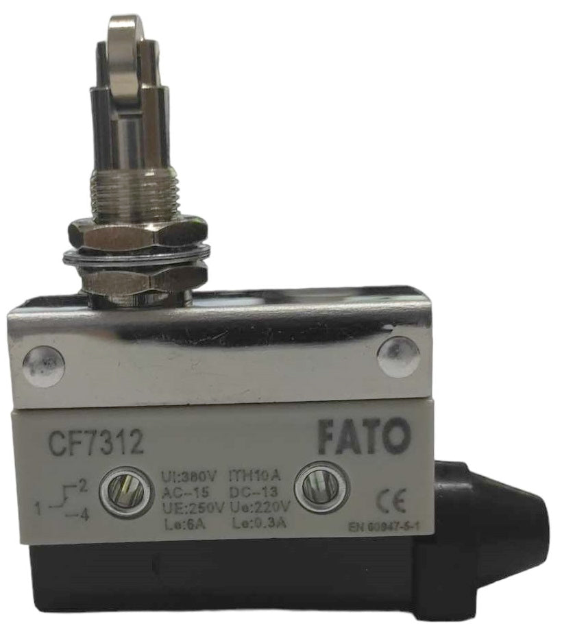 Interruttore di fine corsa orizzontale con rullo a 90° 250V 10A CF7312 Fato
