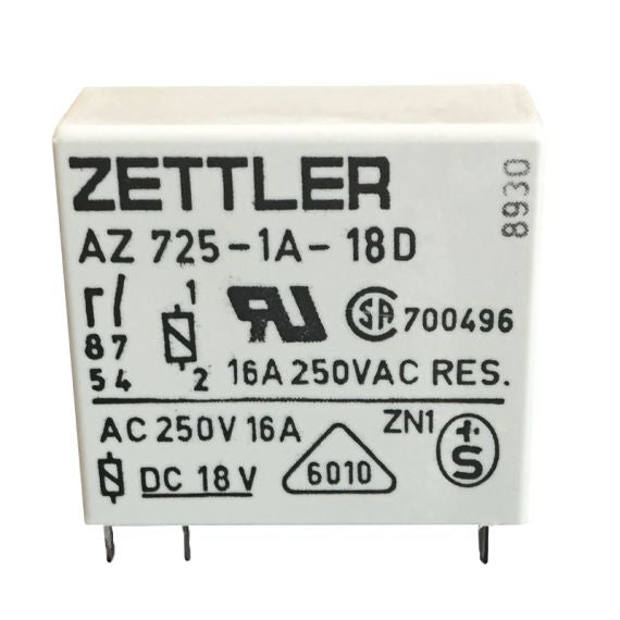 Relè 18V SPST - AZ725-1A-18D - ZETTLER