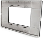 Placca in tecnopolimero 3 posti color bronzo compatibile Vimar Plana 6970597464131 6003-7 EL271