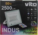 Faretto LED RGB+W dimmerabile 50W 2500Lm 6972538044389 3022440 EL279