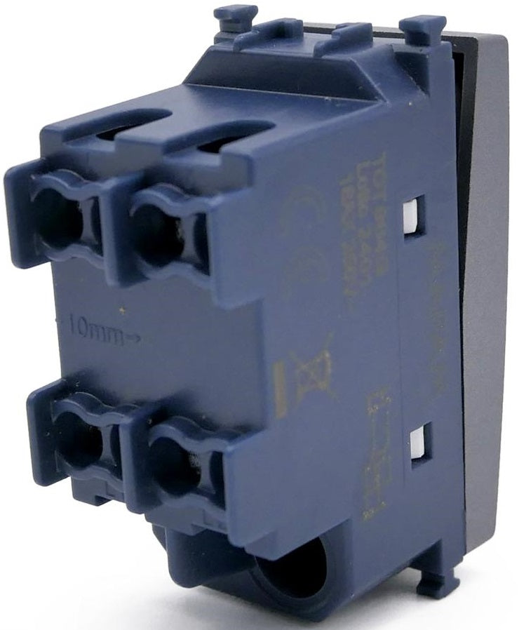 Invertitore unipolare con spia luminosa grigio compatibile Vimar Arké 0793541340116  964G EL284