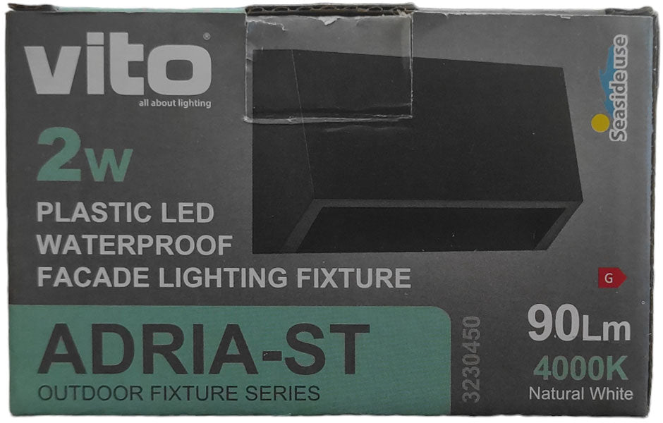 Lampada segnapasso da esterno 2W 90Lm 4000K luce naturale Vito 6972538044150 3230450 EL289