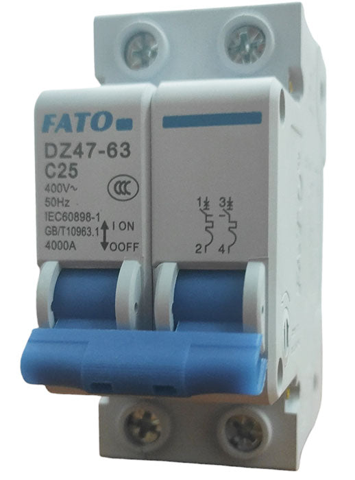 Interruttore magnetotermico 2P - C25