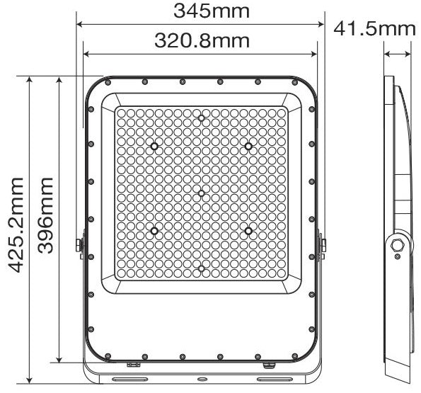 Faro LED 300W 36000Lm 6000K bianco freddo IP65 6972538046666 3022820 EL3072
