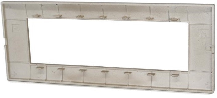 Placca in tecnopolimero 7 posti color oro compatibile Vimar Plana 6970597464520 6007-12 EL3148
