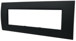 Placca 7 posti nero Soft Touch compatibile Living International