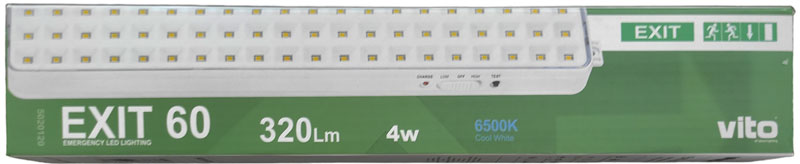 Lampada LED d'emergenza 4W 320lm 6500K luce fredda 6970233838364 5020120 EL3226