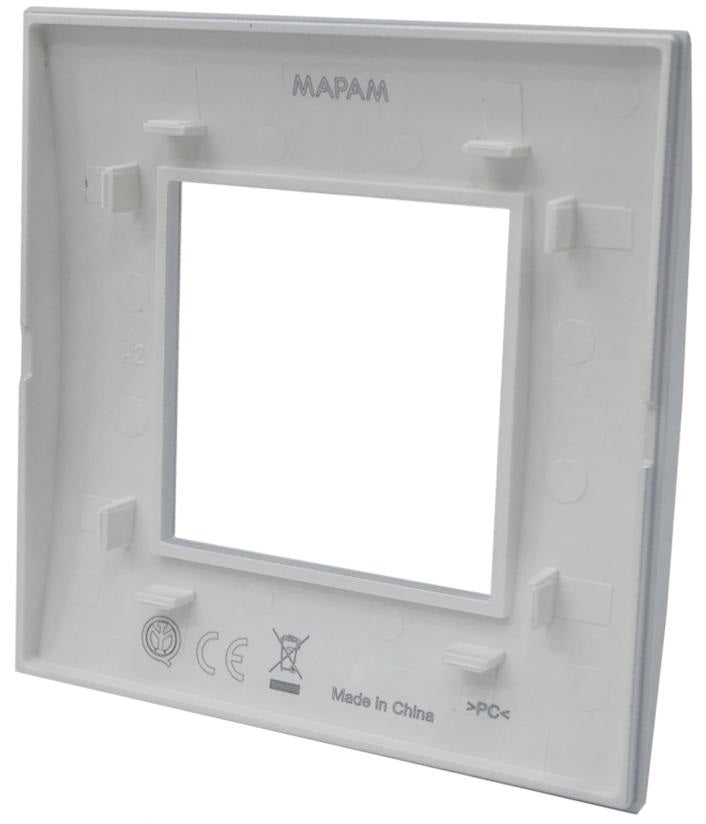 Placca 2 posti nera Soft Touch compatibile Living International