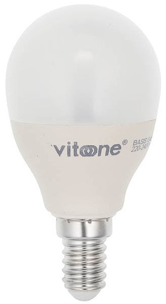 Lampadina LED mini globo E14 5W 403Lm 4000K luce naturale Vito 6972538046086 1518870 EL3236