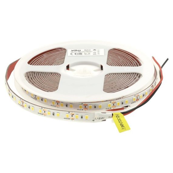 Striscia LED 24V 120x2835 9,6W luce calda 3000K 5m