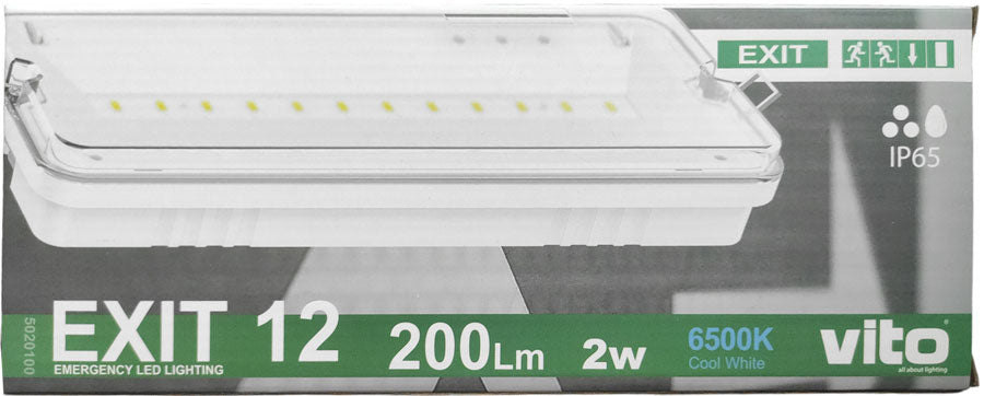 Lampada LED d'emergenza 2W 6500K luce fredda 6970233838340 5020100 EL3272