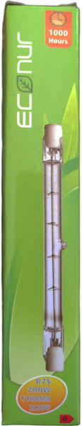 Lampadina alogena 200W 118MM 2800K luce calda 8697451404673 1100051 EL333