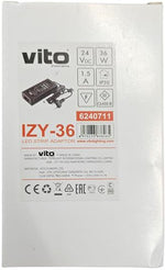 Alimentatore per strisce LED 36W 1.5A 24VDC IP20 6970233838265 6240711 EL362