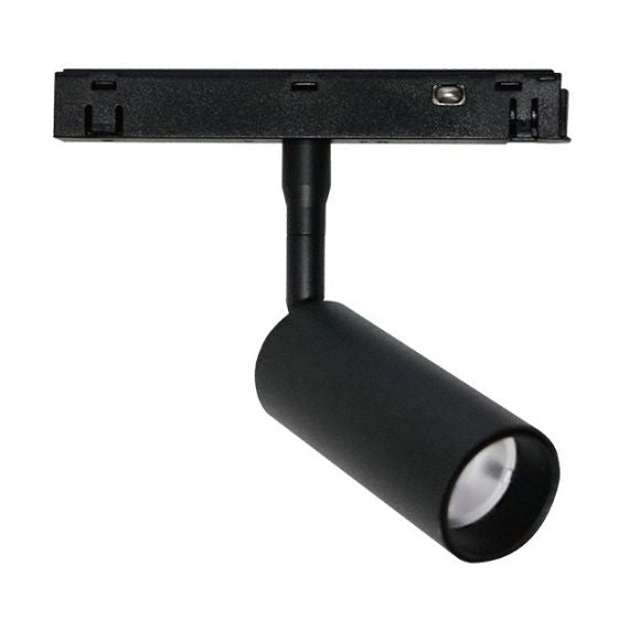 Faretto LED magnetico per illuminazione da binario 5W 400Lm 3000K luce calda