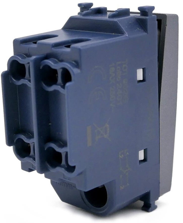 Interruttore bipolare grigio compatibile Vimar Arké 0793541340024 902G EL377