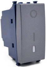 Interruttore bipolare grigio compatibile Vimar Arké 0793541340024 902G EL377