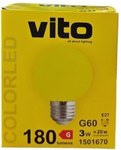 Lampadina LED E27 luce gialla 3W 180lm 1501670 6970233830351 EL389