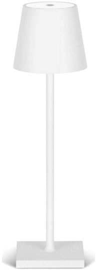 Lampada LED ricaricabile da tavolo 3W dimmerabile in metallo bianco 7882318029086 EL3935