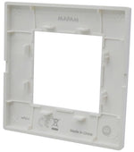 Placca 2 posti bianca Soft Touch compatibile Vimar Plana