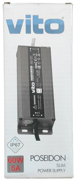 Trasformatore stagno IP67 12VDC 5A 60W Vito 6972538040091 6240560 EL3976