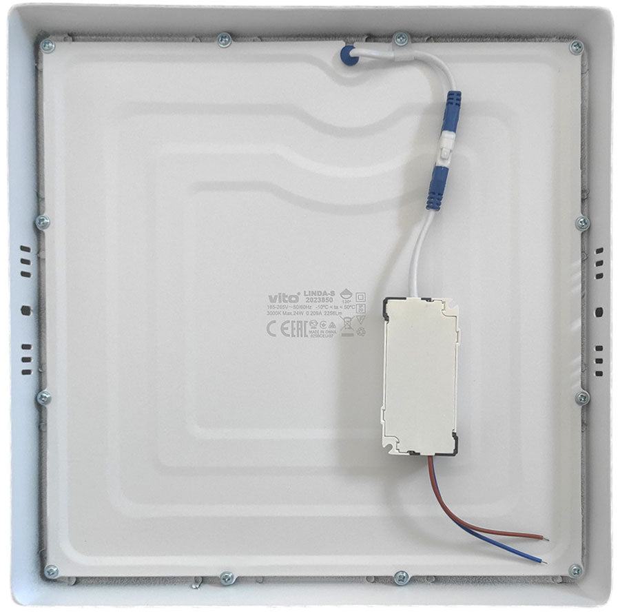 Pannello LED da parete 280x280 24W 2256Lm 3000K luce calda 6970233835967 2023850 EL4070