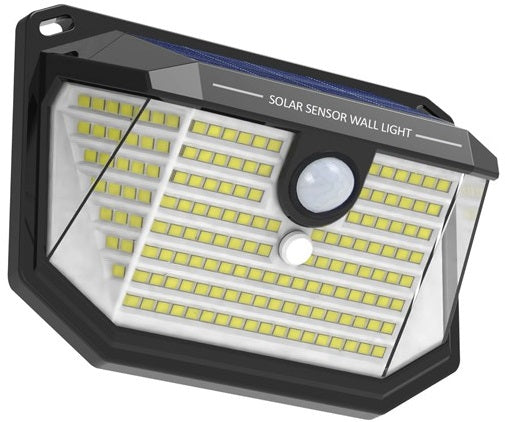 Faretto solare LED 1W 170Lm luce fredda con sensore PIR e crepuscolare 6972538047205 3210170 EL4132