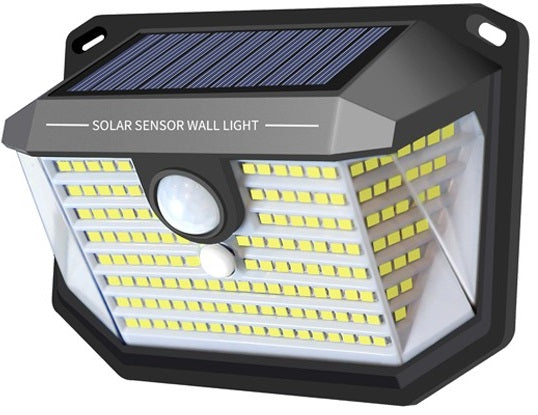 Faretto solare LED 1W 170Lm luce fredda con sensore PIR e crepuscolare 6972538047205 3210170 EL4132
