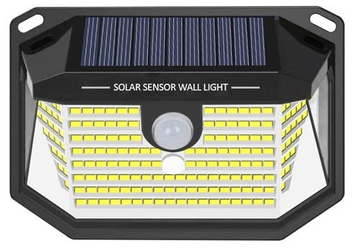 Faretto solare LED 1W 170Lm luce fredda con sensore PIR e crepuscolare 6972538047205 3210170 EL4132