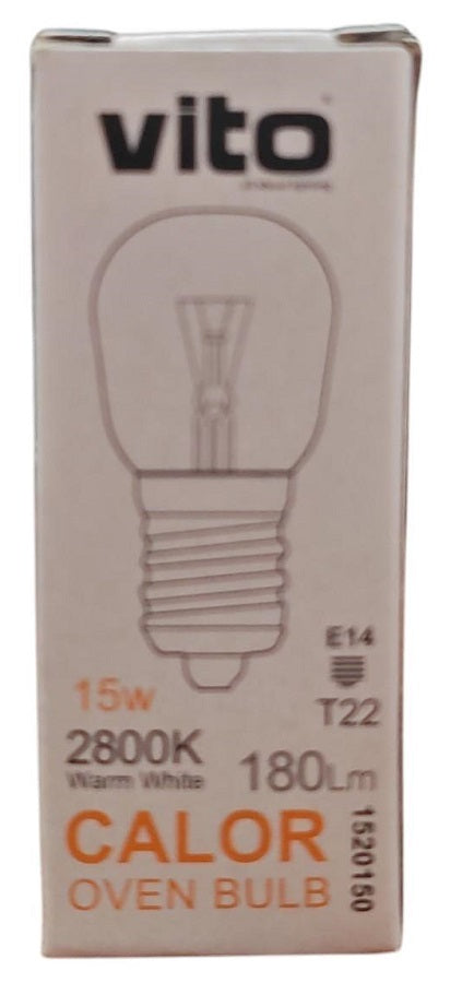 Lampadina per forno 15W T22 E14 2800K luce calda 6977231355992 1520150 EL4189