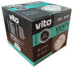 Aspiratore elicoidale da condotto 120mm 15W con serranda 6977231354896 8005310 Vito 8005310