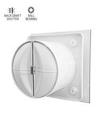 Aspiratore da bagno con frontale in vetro 100mm 12W 8005230 6977231354827 EL4994