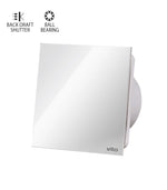 Aspiratore da bagno con frontale in vetro 100mm 12W 8005230 6977231354827 EL4994