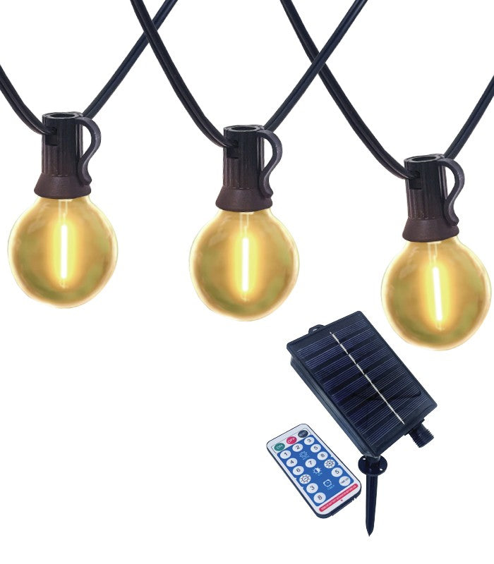 Catena luminosa solare 10 LED 3000K luce calda IP44 con telecomando 6977231357446 3210360 EL4997