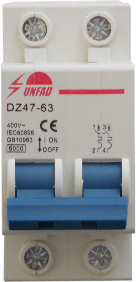 Interruttore magnetotermico 2P - C40