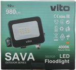 Faro LED da esterno 10W 980lm luce naturale 4000k IP65 6970233832959 3022520 EL577