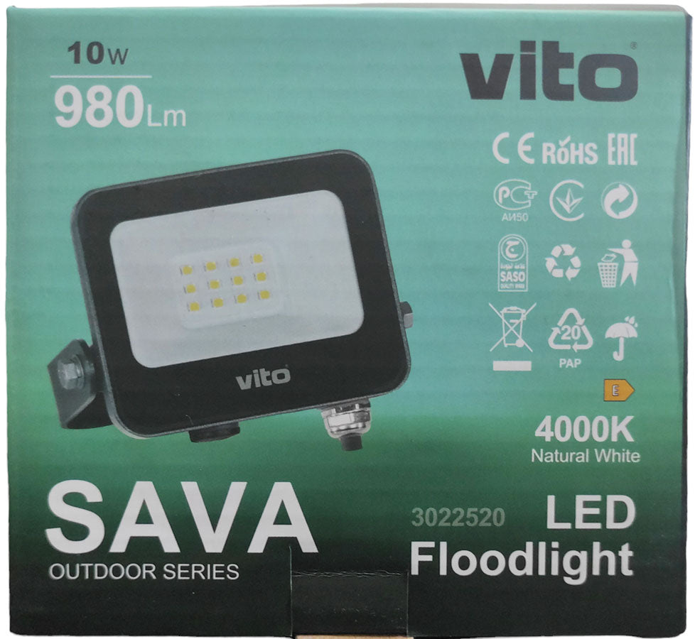Faro LED da esterno 10W 980lm luce naturale 4000k IP65 6970233832959 3022520 EL577