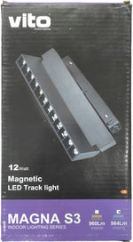 Faretto LED orientabile per illuminazione da binario 12W 994lm 4000k luce naturale 6972538045324 2102210 EL624
