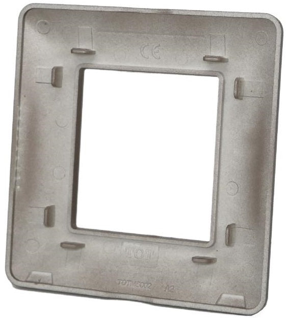Placca 2 posti in tecnopolimero color bronzo compatibile Matix 6970311026966 5002-09 EL683