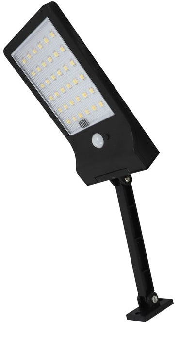 Faretto solare LED 3W 440Lm luce fredda con sensore PIR e crepuscolare 6972538047229 3210190 EL684