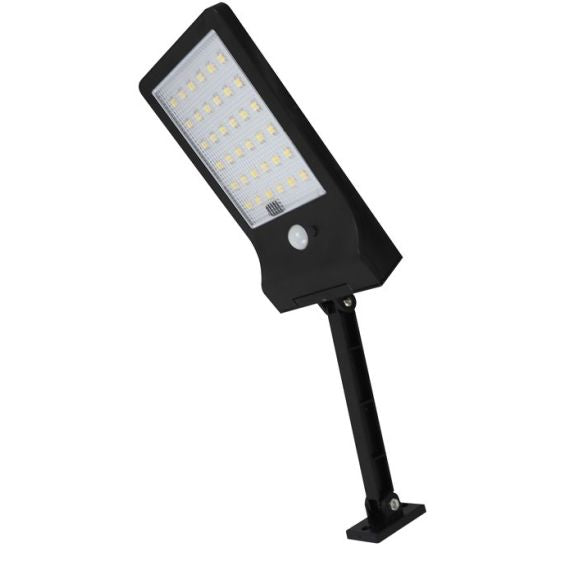 Faretto solare LED 3W 440Lm luce fredda con sensore PIR e crepuscolare