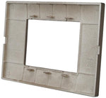 Placca in tecnopolimero 3 posti color rame compatibile Vimar Plana 6970597464117  6003-14 EL700