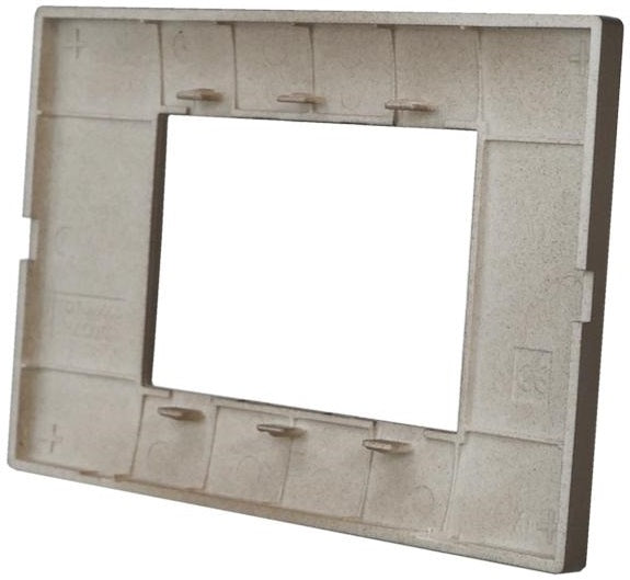 Placca in tecnopolimero 3 posti color rame compatibile Vimar Plana 6970597464117  6003-14 EL700