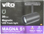 Faretto LED magnetico per illuminazione da binario 20W 1600Lm 3000K luce calda 6972538045256 2102140 EL714