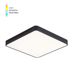 Plafoniera LED quadrata 25W 2000lm 3CCT nero 2026180 6972538048523 EL754