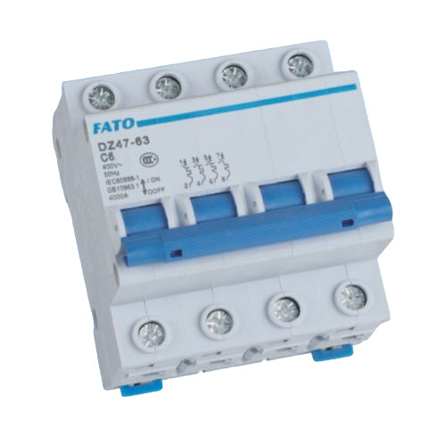 Interruttore magnetotermico 4P - C6 EL780