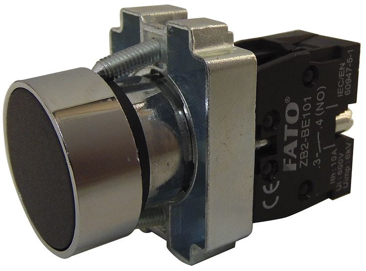 Pulsante da pannello 10A 600V - Nero